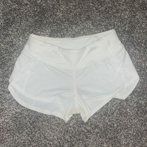 white lululemon shorts!